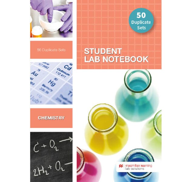 Chemistry Student Lab Notebook 50 Duplicate sets